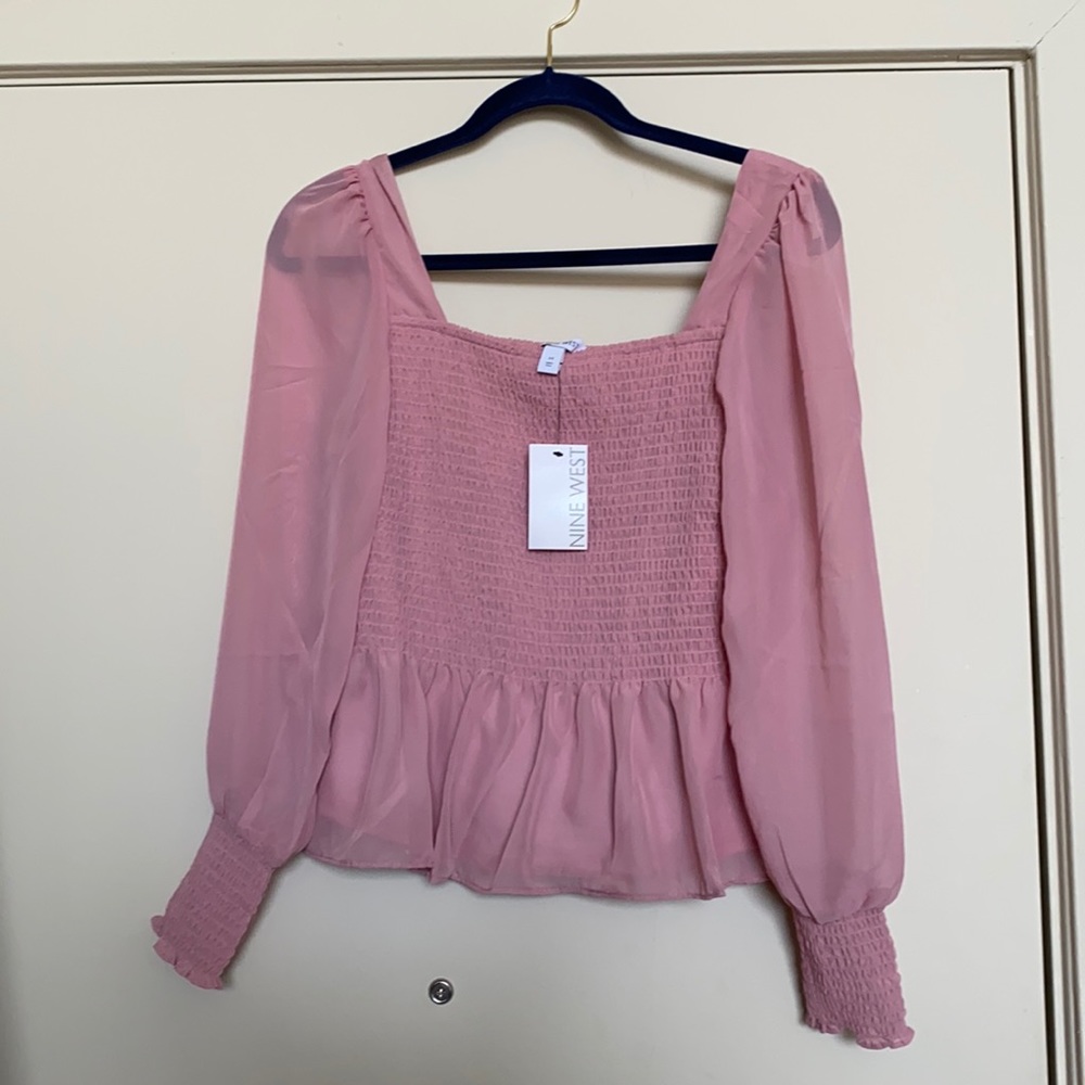 Nine West square neck top.